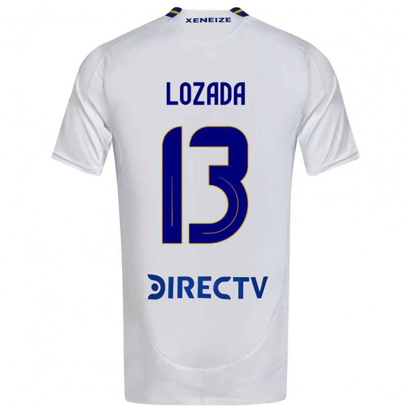 Danxen Heren Rocío Lozada #13 Wit Blauw Uitshirt Uittenue 2025/26 T-Shirt