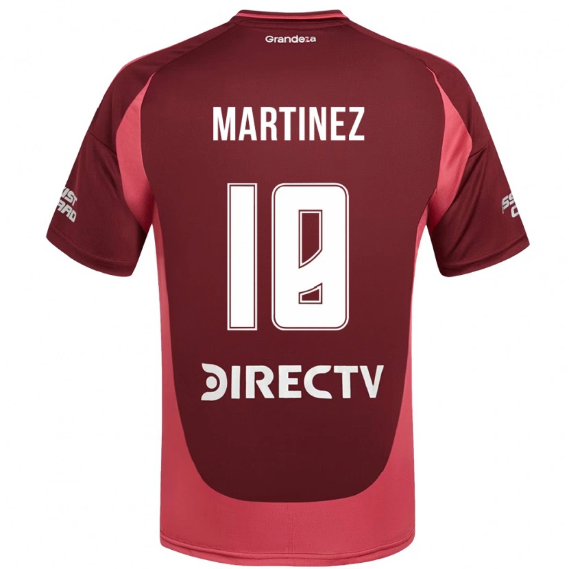 Danxen Heren Gonzalo Martínez #18 Bourgondisch Magenta Uitshirt Uittenue 2025/26 T-Shirt