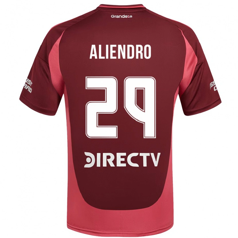 Danxen Heren Rodrigo Aliendro #29 Bourgondisch Magenta Uitshirt Uittenue 2025/26 T-Shirt