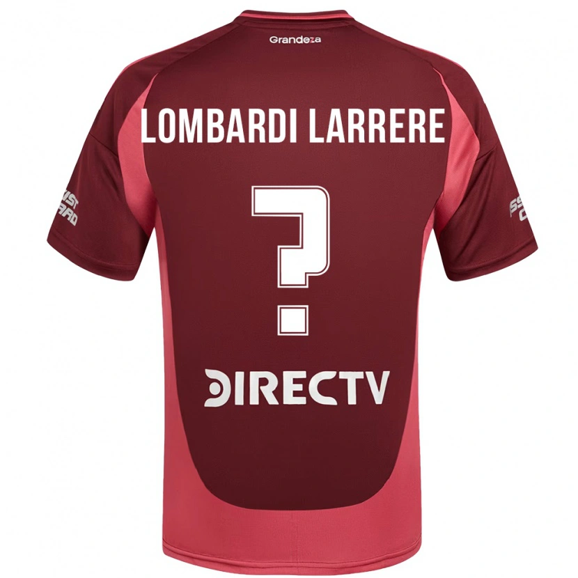 Danxen Heren Delfina Lombardi Larrere #0 Bourgondisch Magenta Uitshirt Uittenue 2025/26 T-Shirt