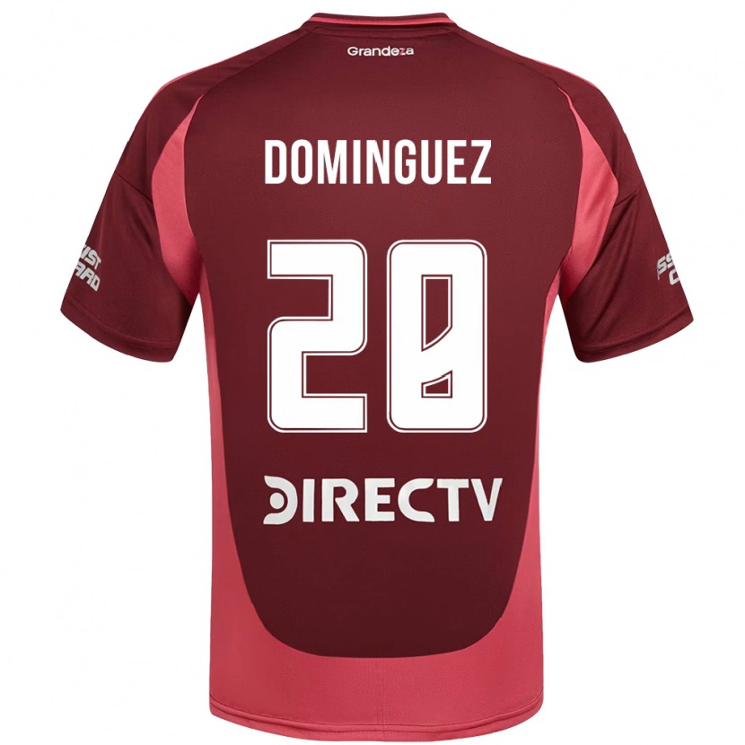 Danxen Heren Evelyn Sofía Domínguez #28 Bourgondisch Magenta Uitshirt Uittenue 2025/26 T-Shirt