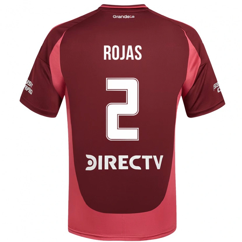 Danxen Heren Robert Rojas #2 Bourgondisch Magenta Uitshirt Uittenue 2025/26 T-Shirt