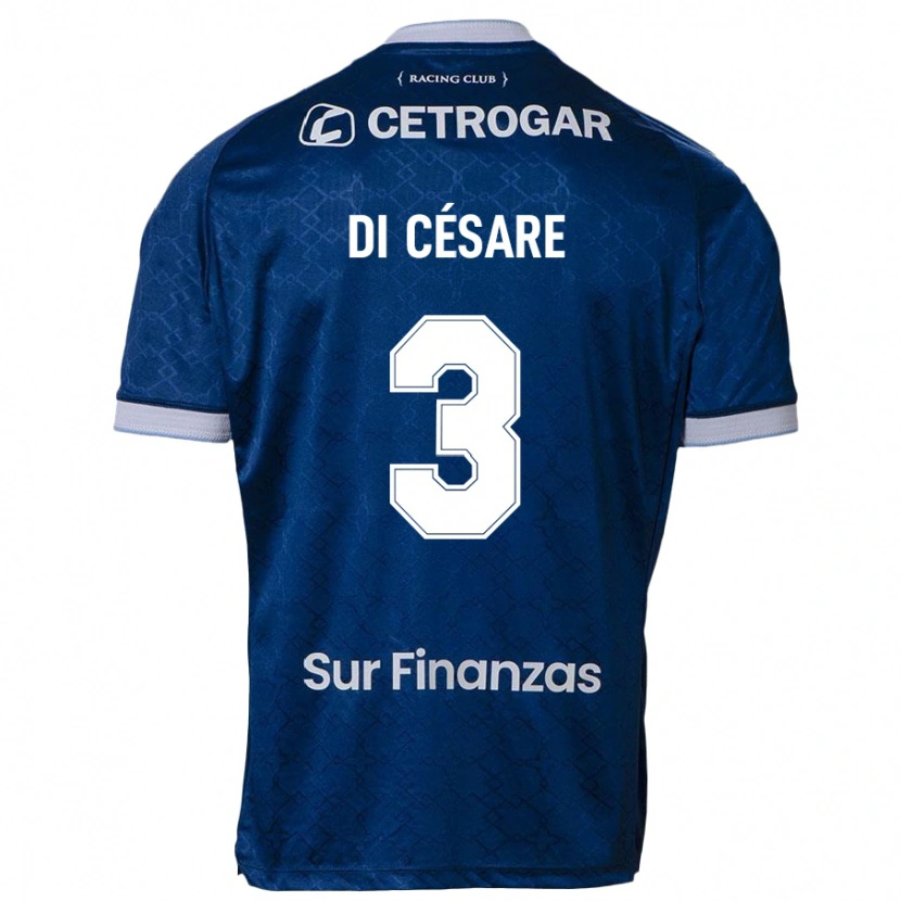 Danxen Heren Marco Di Césare #3 Donkerblauw Uitshirt Uittenue 2025/26 T-Shirt