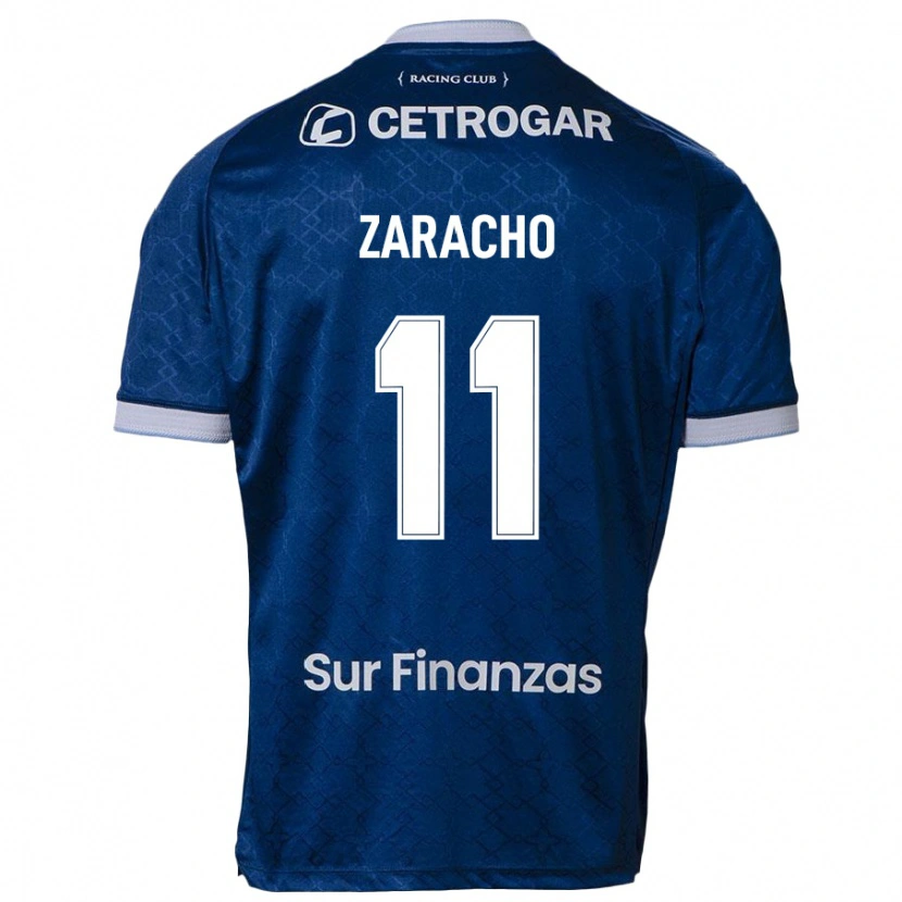 Danxen Heren Matías Zaracho #11 Donkerblauw Uitshirt Uittenue 2025/26 T-Shirt