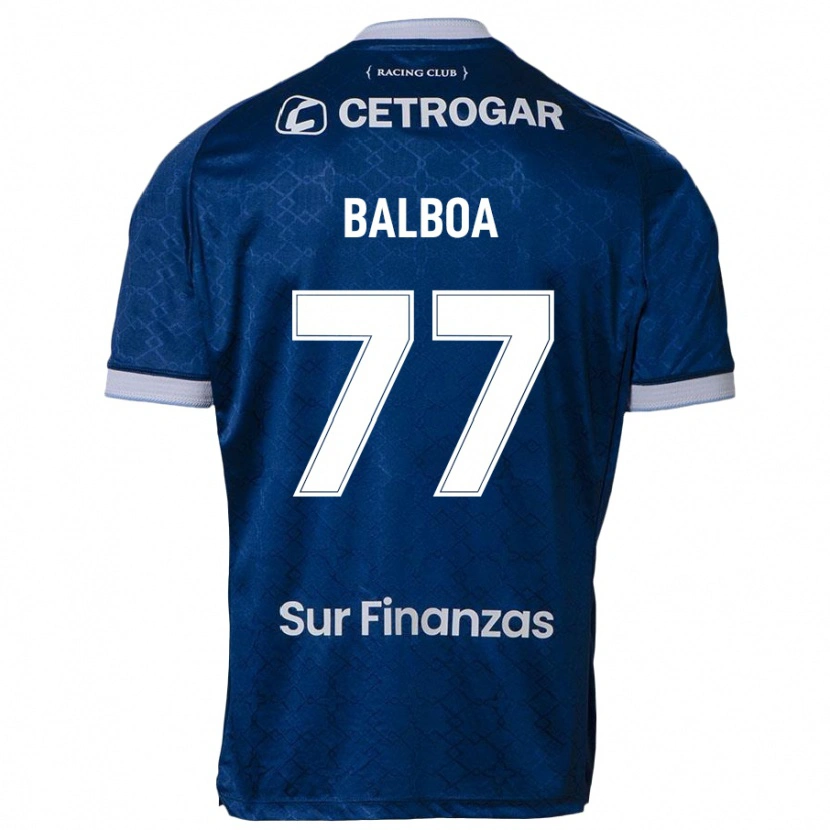 Danxen Heren Adrián Balboa #77 Donkerblauw Uitshirt Uittenue 2025/26 T-Shirt