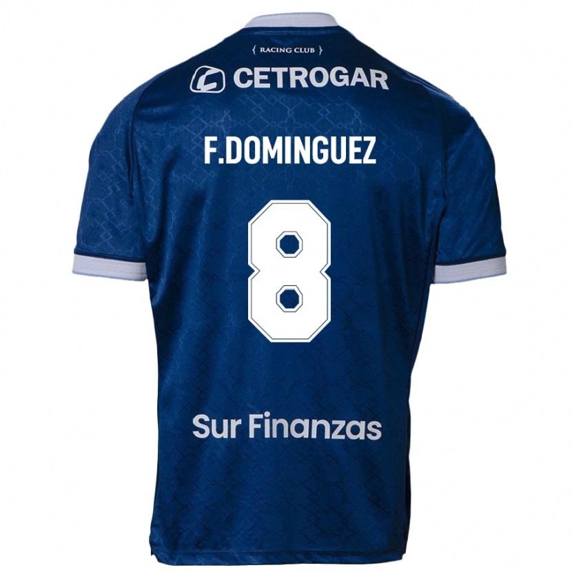 Danxen Heren Fabricio Dominguez #8 Donkerblauw Uitshirt Uittenue 2025/26 T-Shirt