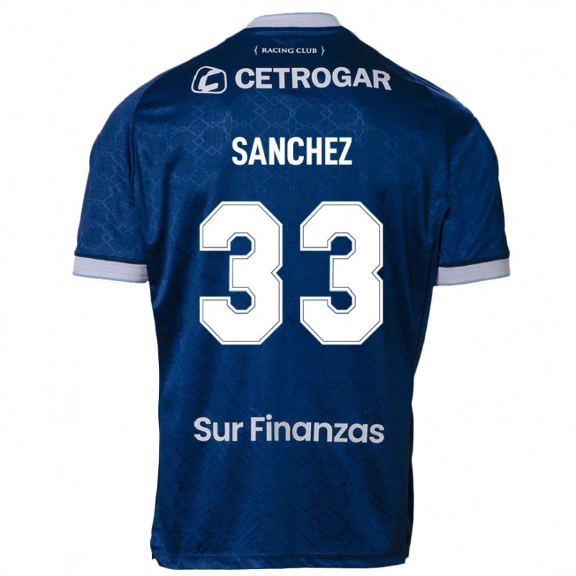 Danxen Heren Sergio Sanchez #33 Donkerblauw Uitshirt Uittenue 2025/26 T-Shirt