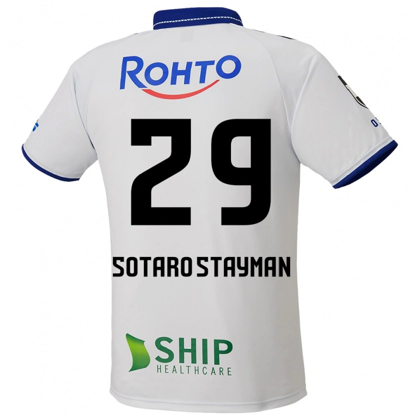 Danxen Heren Joshua Sotaro Stayman #29 Wit Blauw Zwart Uitshirt Uittenue 2025/26 T-Shirt
