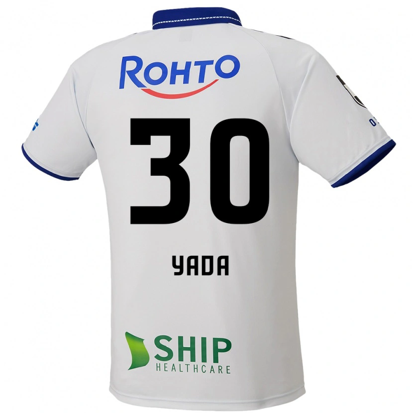 Danxen Heren Yukito Yada #30 Wit Blauw Zwart Uitshirt Uittenue 2025/26 T-Shirt