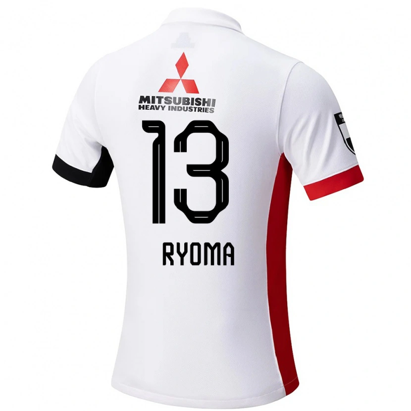Danxen Heren Ryoma Watanabe #13 Wit Zwart Uitshirt Uittenue 2025/26 T-Shirt