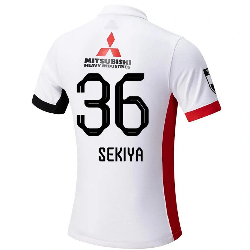 Danxen Heren Hikaru Sekiya #36 Wit Zwart Uitshirt Uittenue 2025/26 T-Shirt