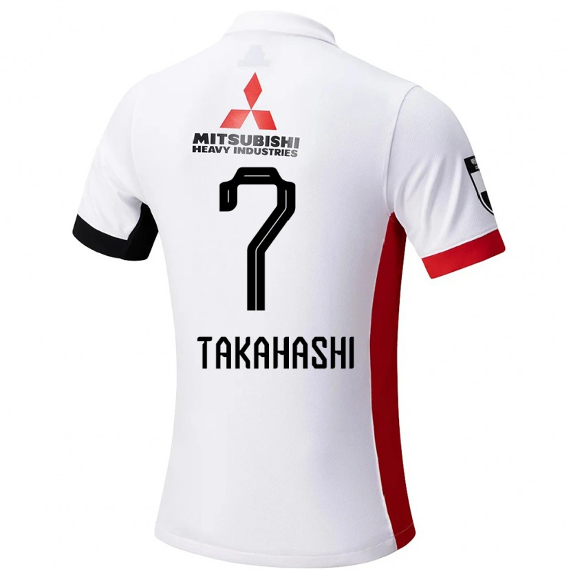 Danxen Heren Hana Takahashi #7 Wit Zwart Uitshirt Uittenue 2025/26 T-Shirt