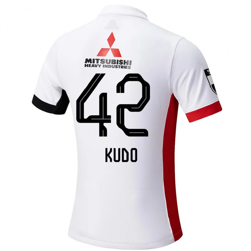 Danxen Heren Kota Kudo #42 Wit Zwart Uitshirt Uittenue 2025/26 T-Shirt