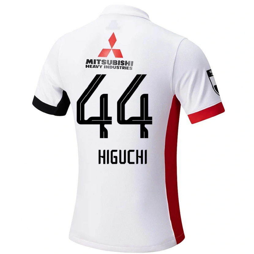 Danxen Heren Yota Higuchi #44 Wit Zwart Uitshirt Uittenue 2025/26 T-Shirt