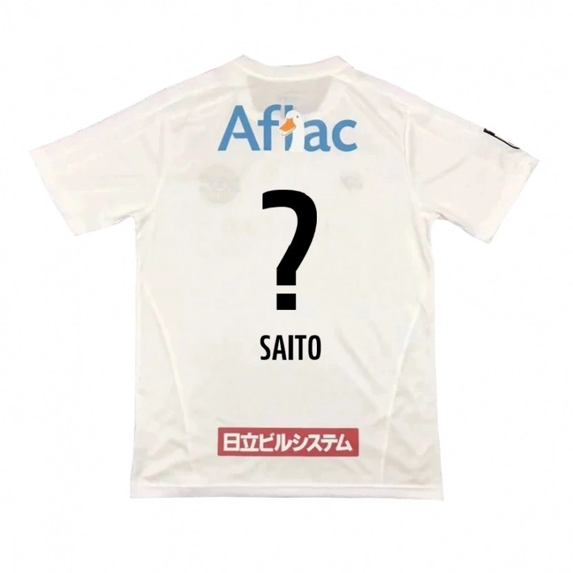 Danxen Heren Hikaru Saito #0 Lichtgrijs Beige Uitshirt Uittenue 2025/26 T-Shirt