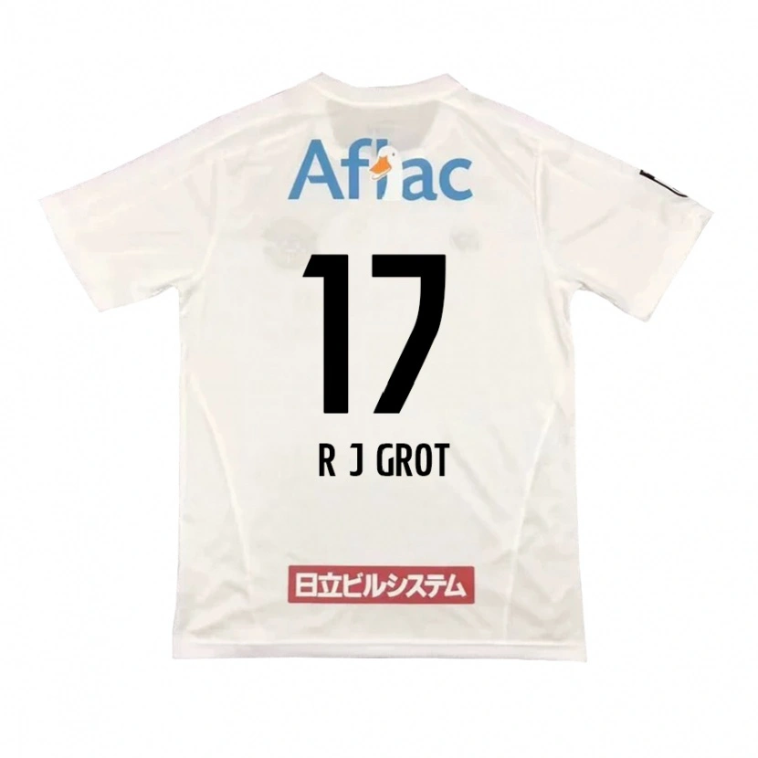 Danxen Heren Jay-Roy Grot #17 Lichtgrijs Beige Uitshirt Uittenue 2025/26 T-Shirt