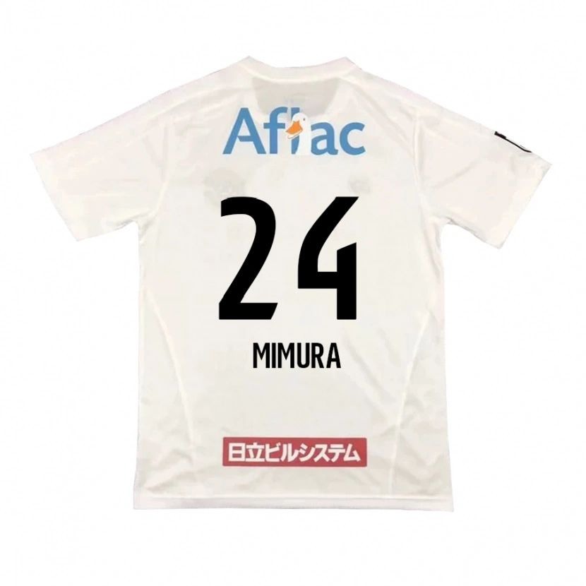 Danxen Heren Kaname Mimura #24 Lichtgrijs Beige Uitshirt Uittenue 2025/26 T-Shirt