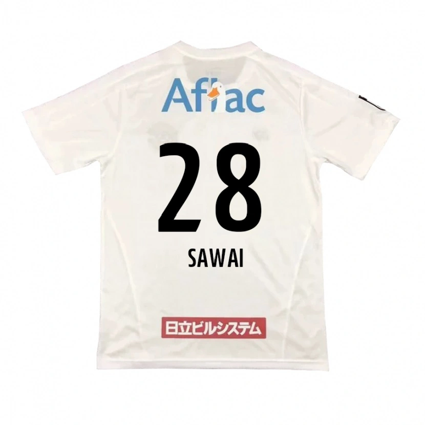 Danxen Heren Retsu Sawai #28 Lichtgrijs Beige Uitshirt Uittenue 2025/26 T-Shirt