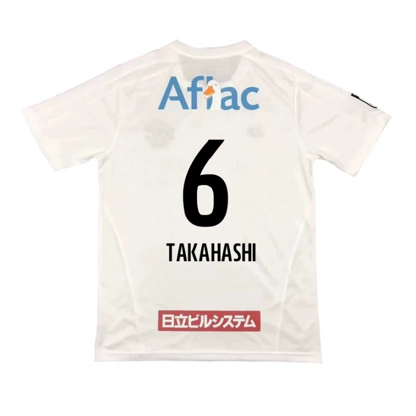 Danxen Heren Shunki Takahashi #6 Lichtgrijs Beige Uitshirt Uittenue 2025/26 T-Shirt