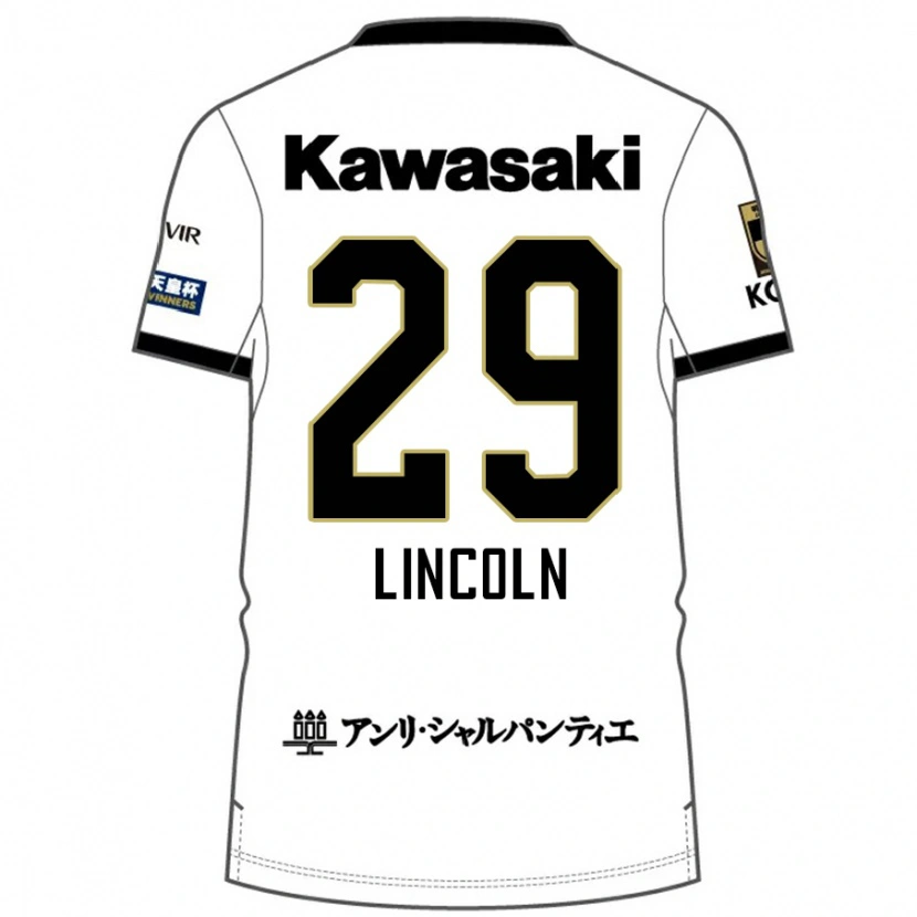 Danxen Heren Lincoln #29 Wit Zwart Uitshirt Uittenue 2025/26 T-Shirt