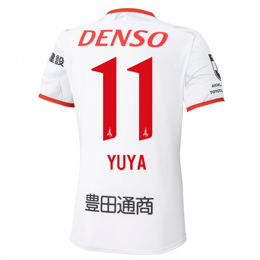 Danxen Heren Yuya Yamagishi #11 Wit Rood Uitshirt Uittenue 2025/26 T-Shirt