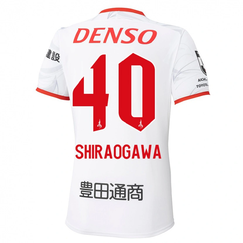 Danxen Heren Rekuto Shiraogawa #40 Wit Rood Uitshirt Uittenue 2025/26 T-Shirt