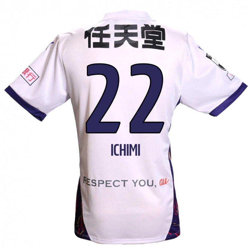 Danxen Heren Kazunari Ichimi #22 Wit Paars Zwart Uitshirt Uittenue 2025/26 T-Shirt