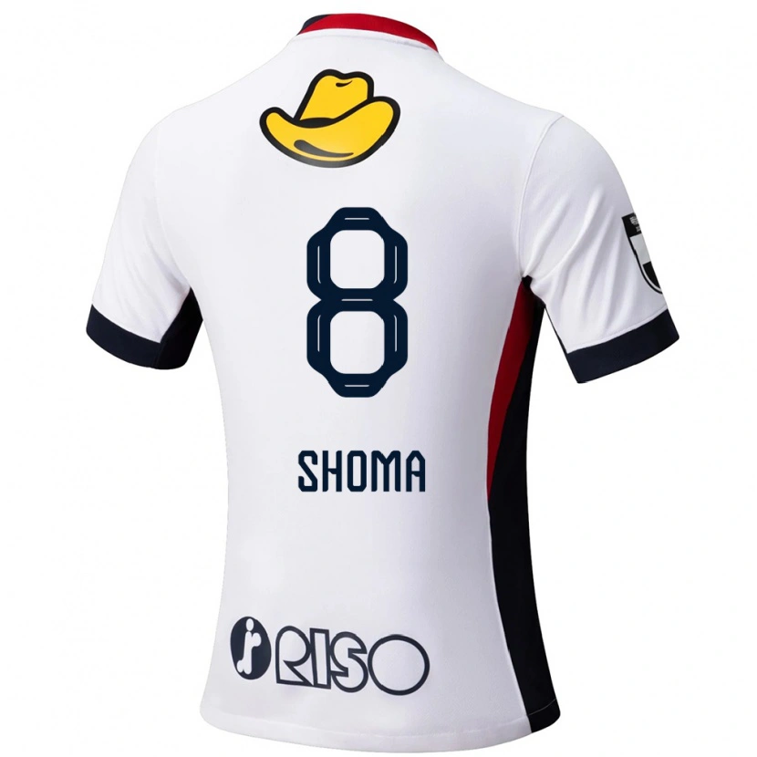 Danxen Heren Shoma Doi #8 Wit Zwart Uitshirt Uittenue 2025/26 T-Shirt