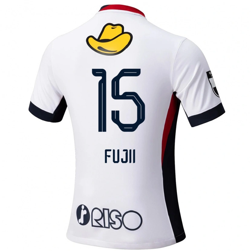 Danxen Heren Tomoya Fujii #15 Wit Zwart Uitshirt Uittenue 2025/26 T-Shirt