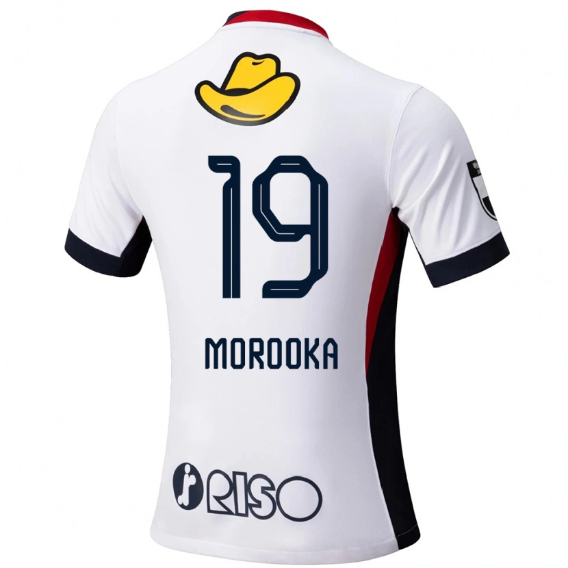 Danxen Heren Shu Morooka #19 Wit Zwart Uitshirt Uittenue 2025/26 T-Shirt