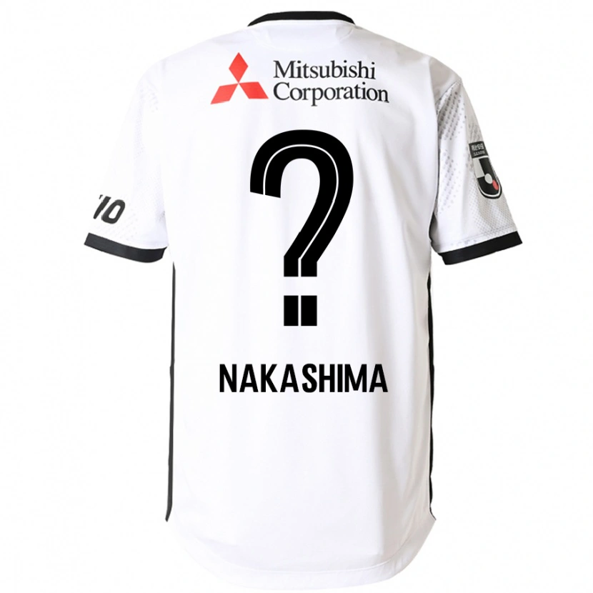 Danxen Heren Riku Nakashima #0 Wit Zwart Uitshirt Uittenue 2025/26 T-Shirt