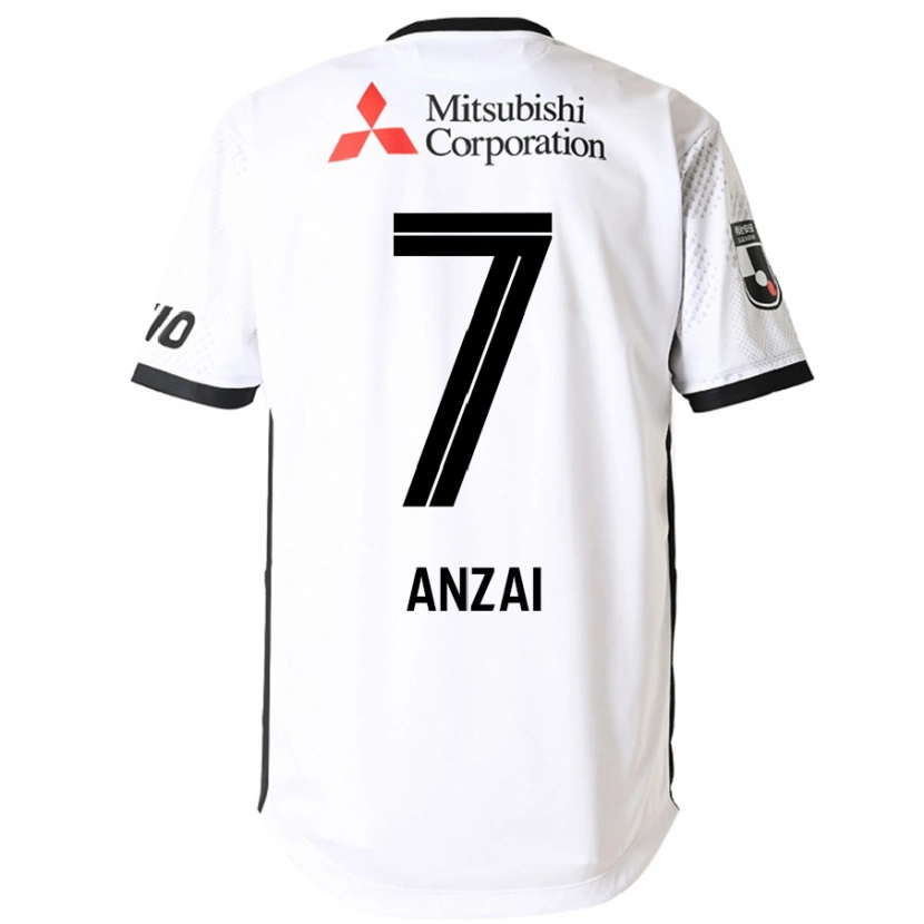 Danxen Heren Soma Anzai #7 Wit Zwart Uitshirt Uittenue 2025/26 T-Shirt