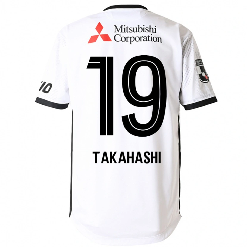 Danxen Heren Yuya Takahashi #19 Wit Zwart Uitshirt Uittenue 2025/26 T-Shirt