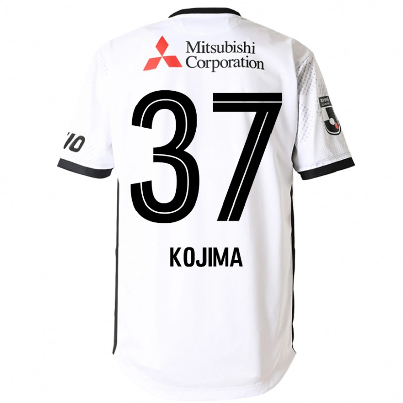 Danxen Heren Satsuki Kojima #37 Wit Zwart Uitshirt Uittenue 2025/26 T-Shirt