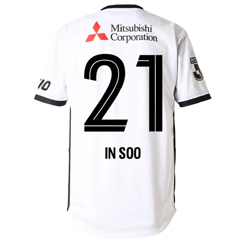 Danxen Heren Yu In-Soo #21 Wit Zwart Uitshirt Uittenue 2025/26 T-Shirt