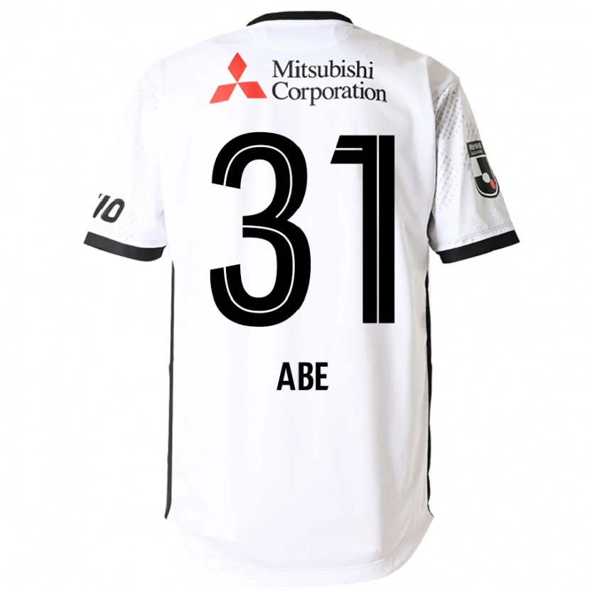 Danxen Heren Shuto Abe #31 Wit Zwart Uitshirt Uittenue 2025/26 T-Shirt