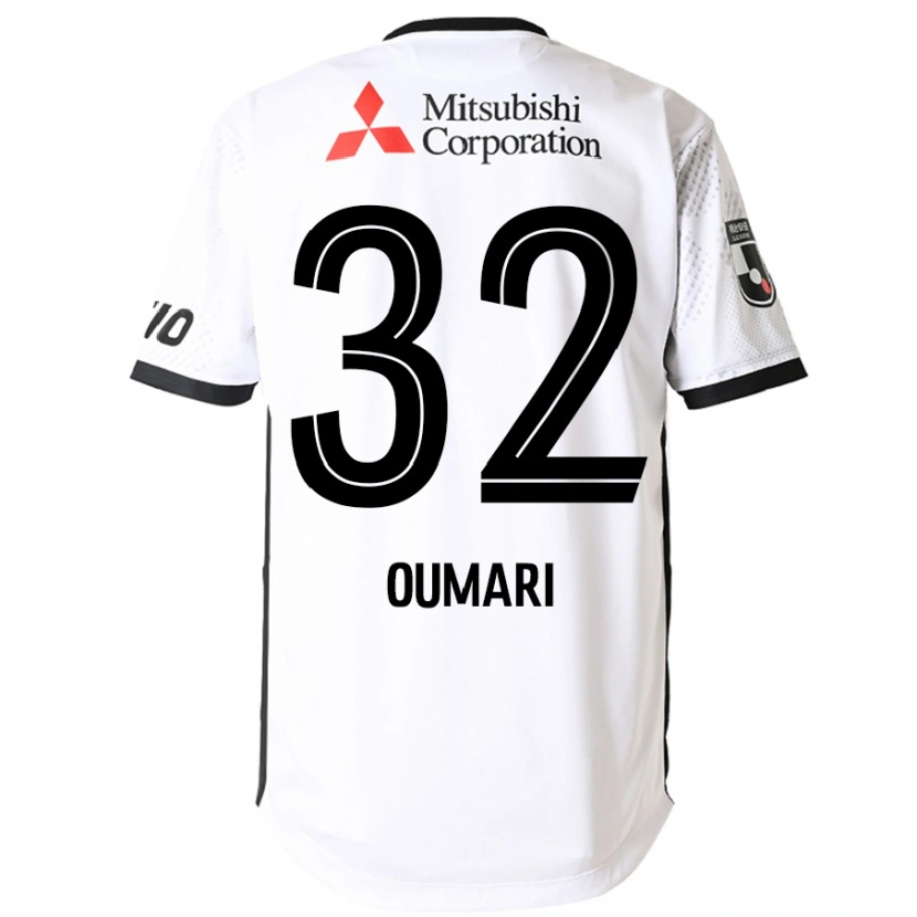 Danxen Heren Joan Oumari #32 Wit Zwart Uitshirt Uittenue 2025/26 T-Shirt