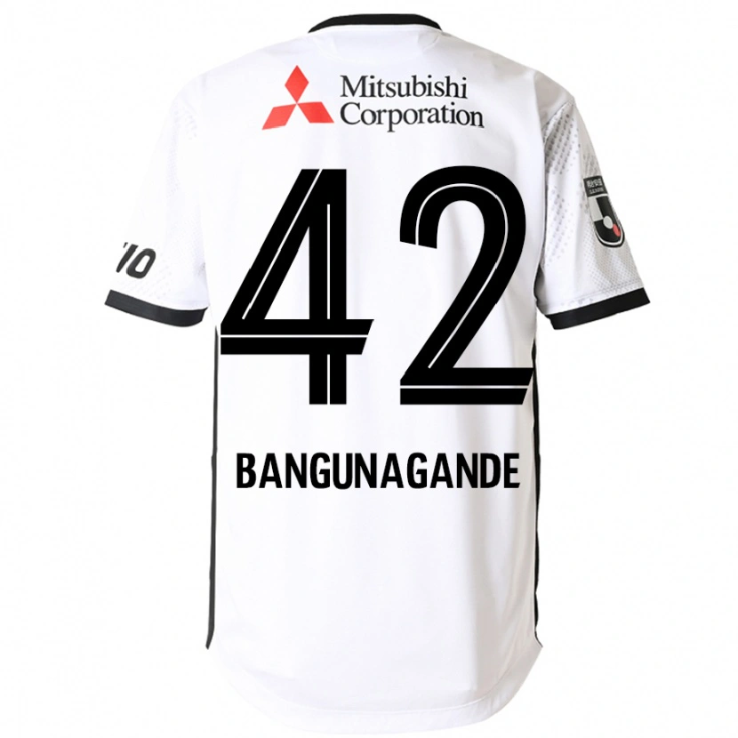 Danxen Heren Kashifu Bangunagande #42 Wit Zwart Uitshirt Uittenue 2025/26 T-Shirt