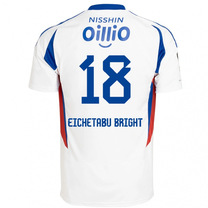 Danxen Heren Kai Eichetabu Bright #18 Wit Koningsblauw Uitshirt Uittenue 2025/26 T-Shirt