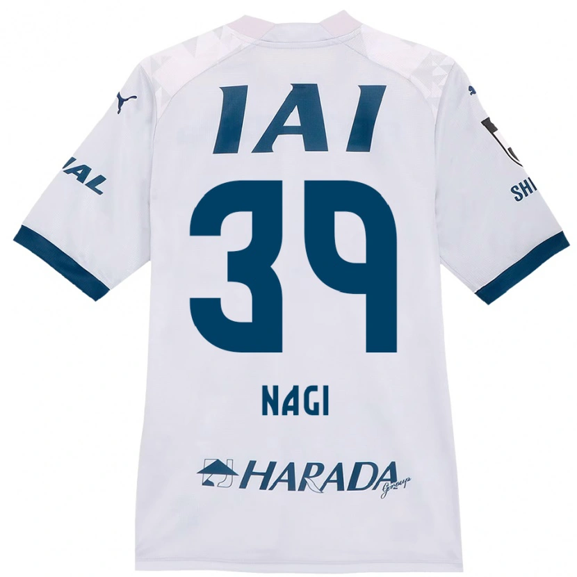 Danxen Heren Nagi Kawatani #39 Wit Koningsblauw Uitshirt Uittenue 2025/26 T-Shirt