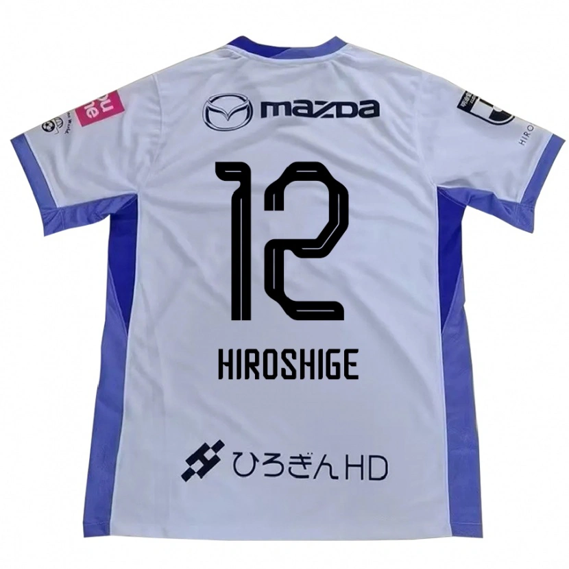 Danxen Heren Soma Hiroshige #12 Wit Oranje Uitshirt Uittenue 2025/26 T-Shirt