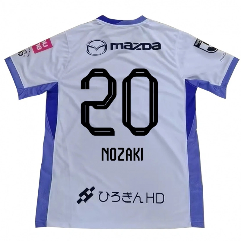 Danxen Heren Kota Nozaki #20 Wit Oranje Uitshirt Uittenue 2025/26 T-Shirt