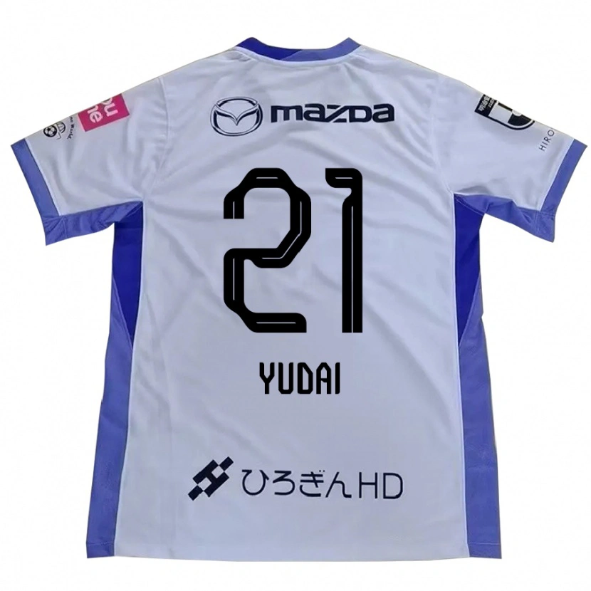 Danxen Heren Yudai Tanaka #21 Wit Oranje Uitshirt Uittenue 2025/26 T-Shirt