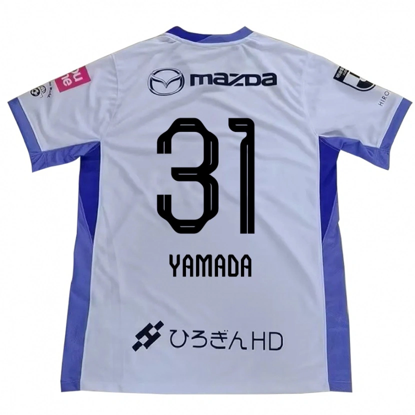 Danxen Heren Manato Yamada #31 Wit Oranje Uitshirt Uittenue 2025/26 T-Shirt