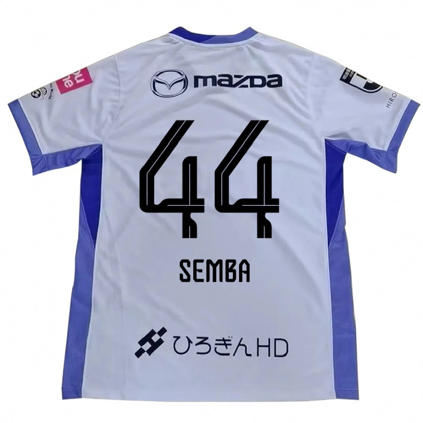 Danxen Heren Taishi Semba #44 Wit Oranje Uitshirt Uittenue 2025/26 T-Shirt