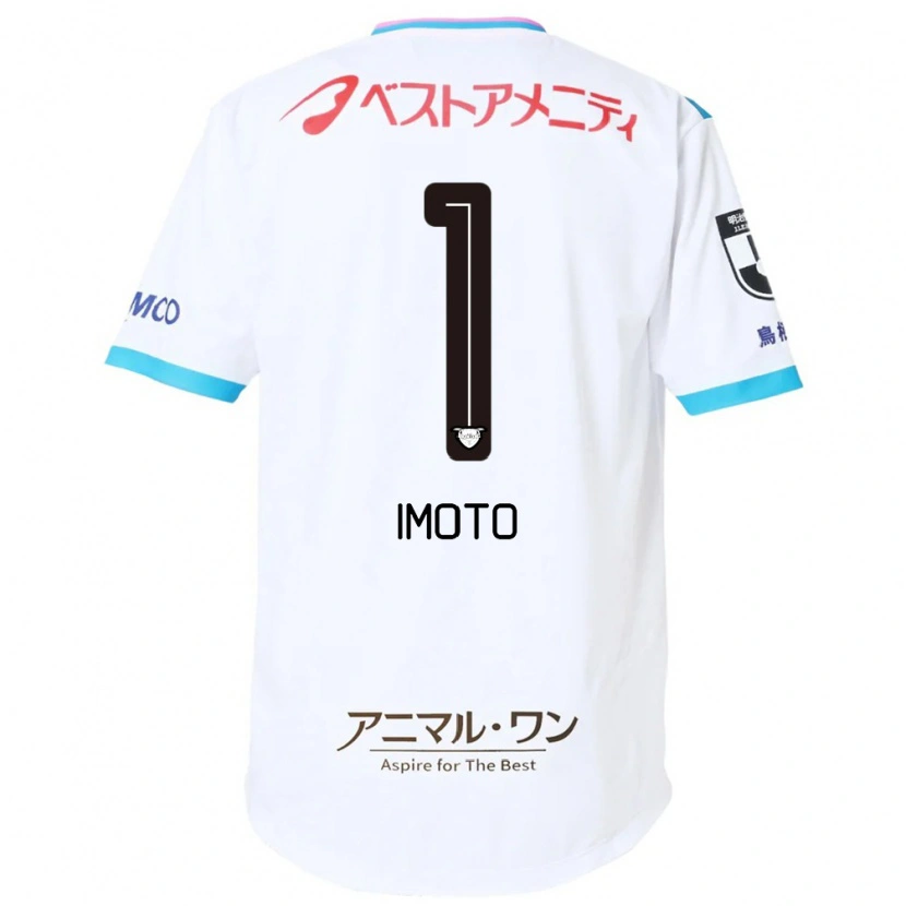 Danxen Heren Kota Imoto #1 Wit Roze Uitshirt Uittenue 2025/26 T-Shirt