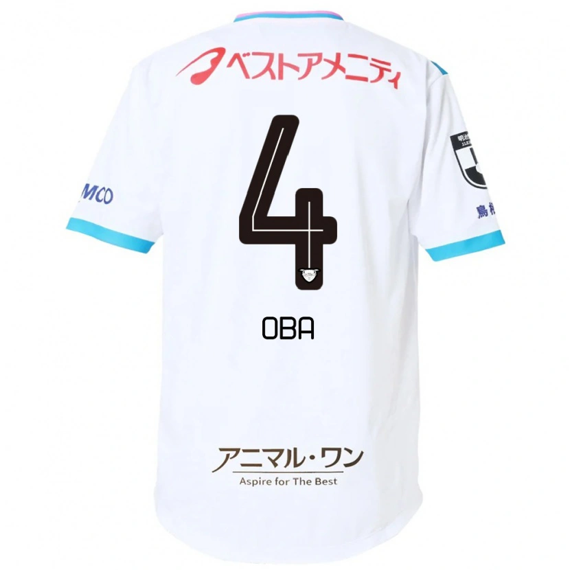 Danxen Heren Shotaro Oba #4 Wit Roze Uitshirt Uittenue 2025/26 T-Shirt