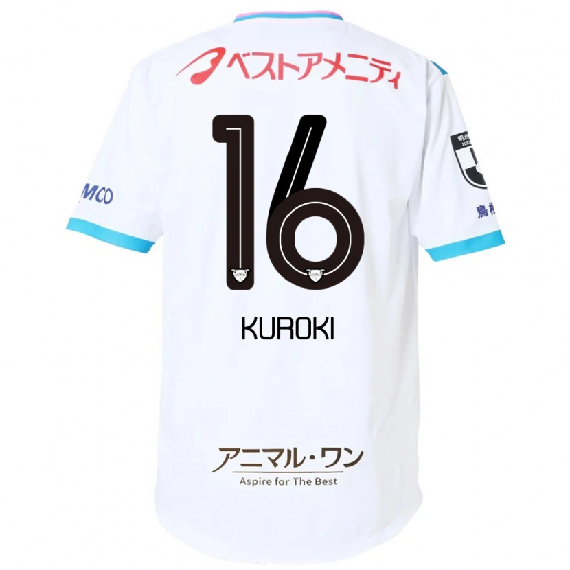 Danxen Heren Yuya Kuroki #16 Wit Roze Uitshirt Uittenue 2025/26 T-Shirt