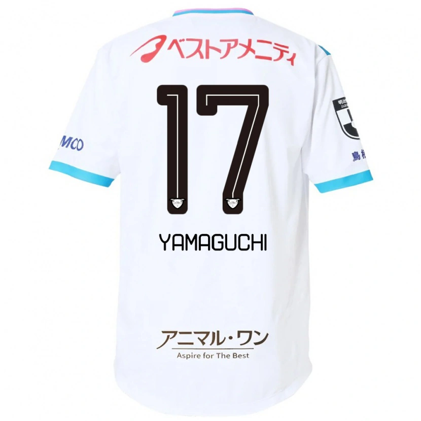 Danxen Heren Hikaru Yamaguchi #17 Wit Roze Uitshirt Uittenue 2025/26 T-Shirt