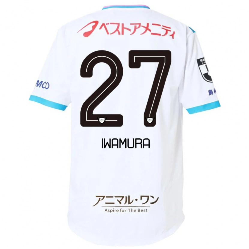 Danxen Heren Junnosuke Iwamura #27 Wit Roze Uitshirt Uittenue 2025/26 T-Shirt